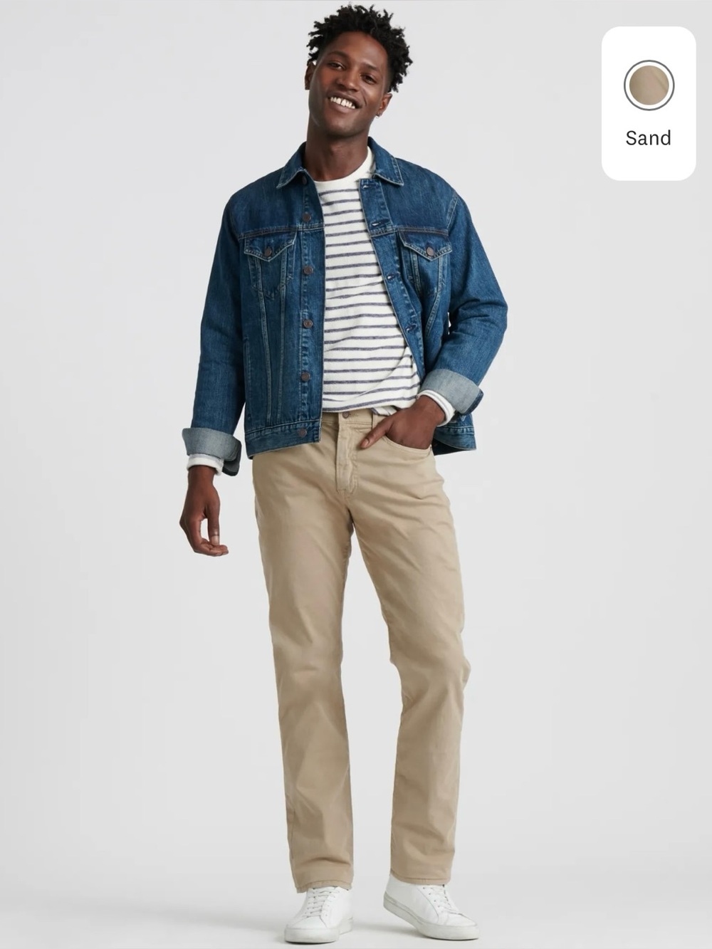 Lucky Brand 121 Slim Jean in Sand
